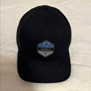 Travis Mathew Black Hawaii Hat